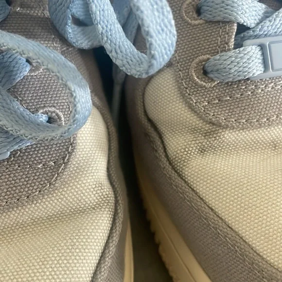 Nike Air Force One Blue and Gray Sneakers - Picture 2 of 7